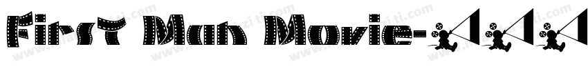 First Man Movie字体转换